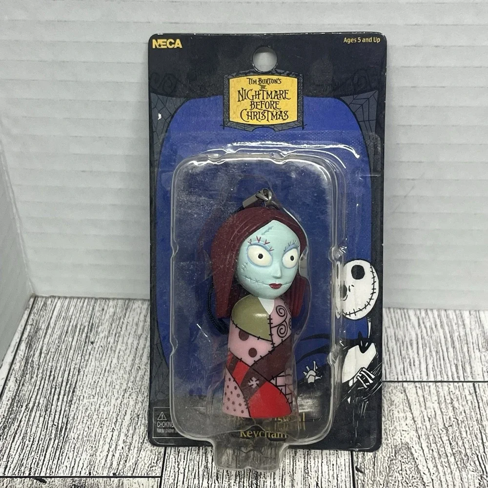 NECA Nightmare Before Christmas Complete 6 piece Light Up Keychain Set!